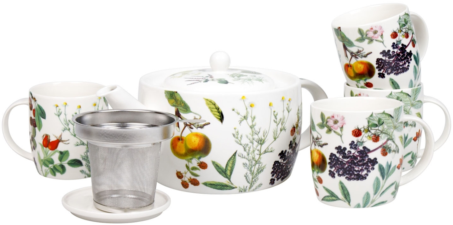 KÖNITZ 1150002969 Tee-Service 6-tlg. My Favourite Tea FRUITS and HERBS, Porzellan Bild 1