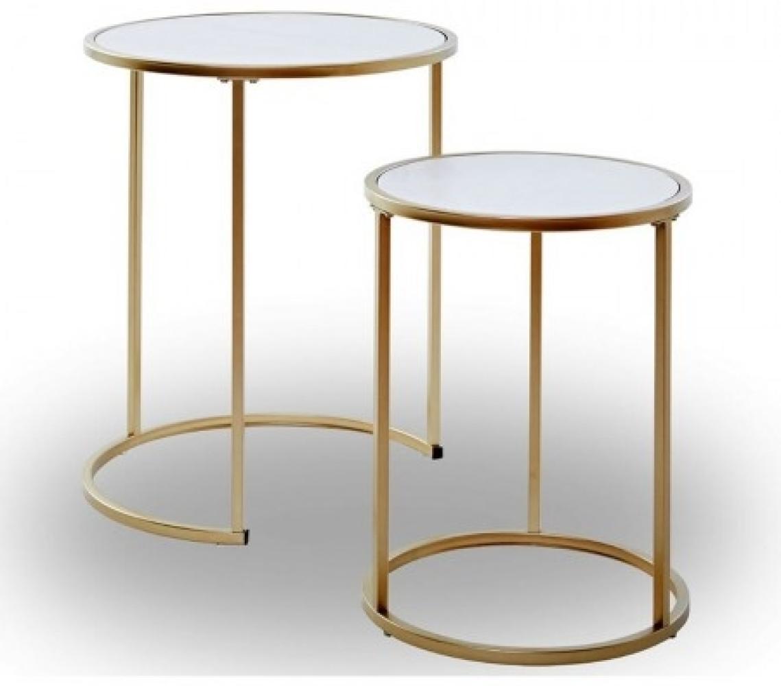 Jahnke Sol By Side Couchtisch-Set, Gold Bild 1