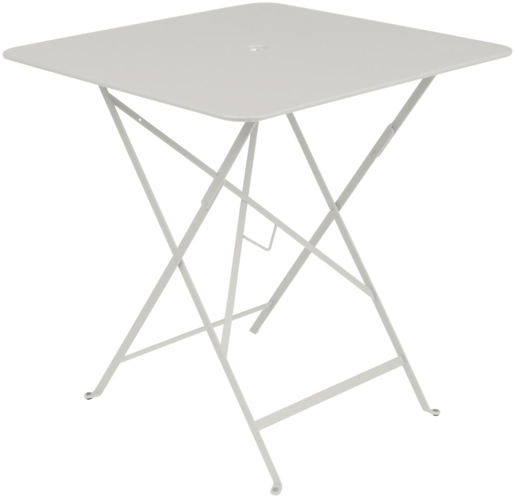 Bistro Klapptisch Rechteckig 71x71 Lehmgrau Bild 1