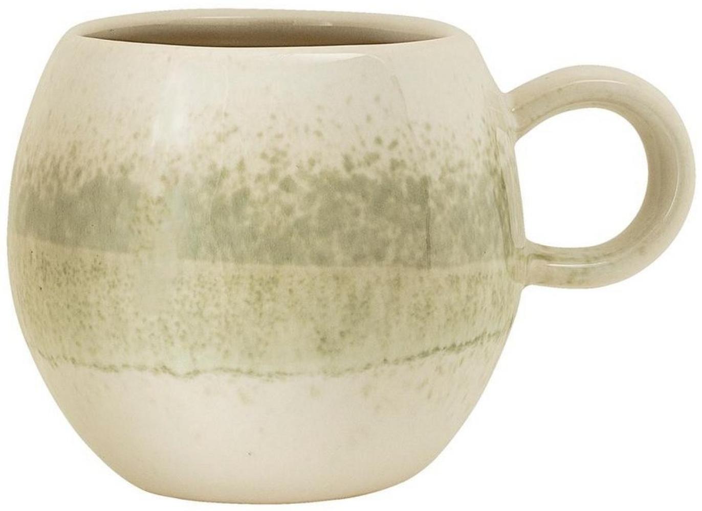 Bloomingville Tasse Paula Tasse natur/grün 275 ml, Keramik Kaffeetasse Teetasse dänisches Design Bild 1