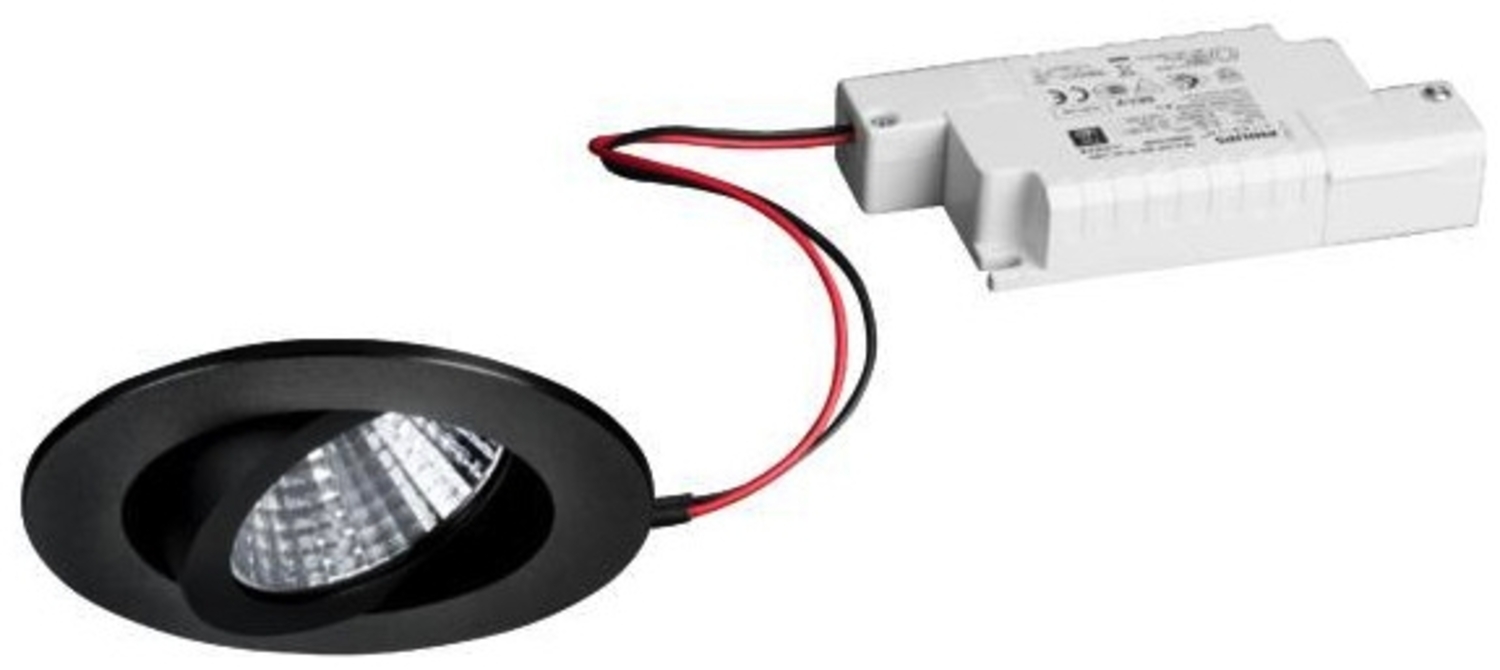 Brumberg 39353083 230V AC 6W 3000K IP65 sw. LED-Deckeneinbaustrahler Bild 1