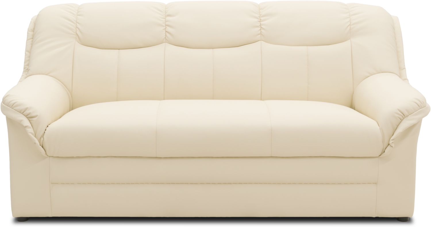 DOMO. collection Sofa Berlin FK, 3 Sitzer Couch mit Federkernpolsterung, 3er Polstermöbel 178 x 90 x 89 cm (BxTxH), beige Bild 1