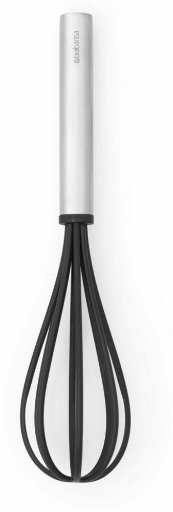 Brabantia Schneebesen Profile, groß, beschichtet, Kochutensil, Küchenhelfer, Quirlbesen, Stahl, Matt Steel, 27. 6 cm, 250866 Bild 1