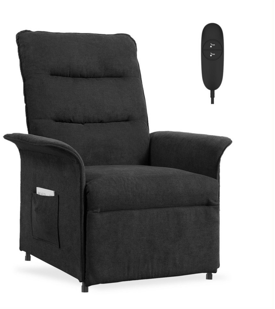 FLEXISPOT Sessel Elektrisch verstellbarer Relaxsessel, Liegesessel, Fernsehsessel (Relax Sessel, ergonomisch), 125° -160° verstellbare Rückenlehne, Dunkelgrau/Hellgrau/Beige Bild 1