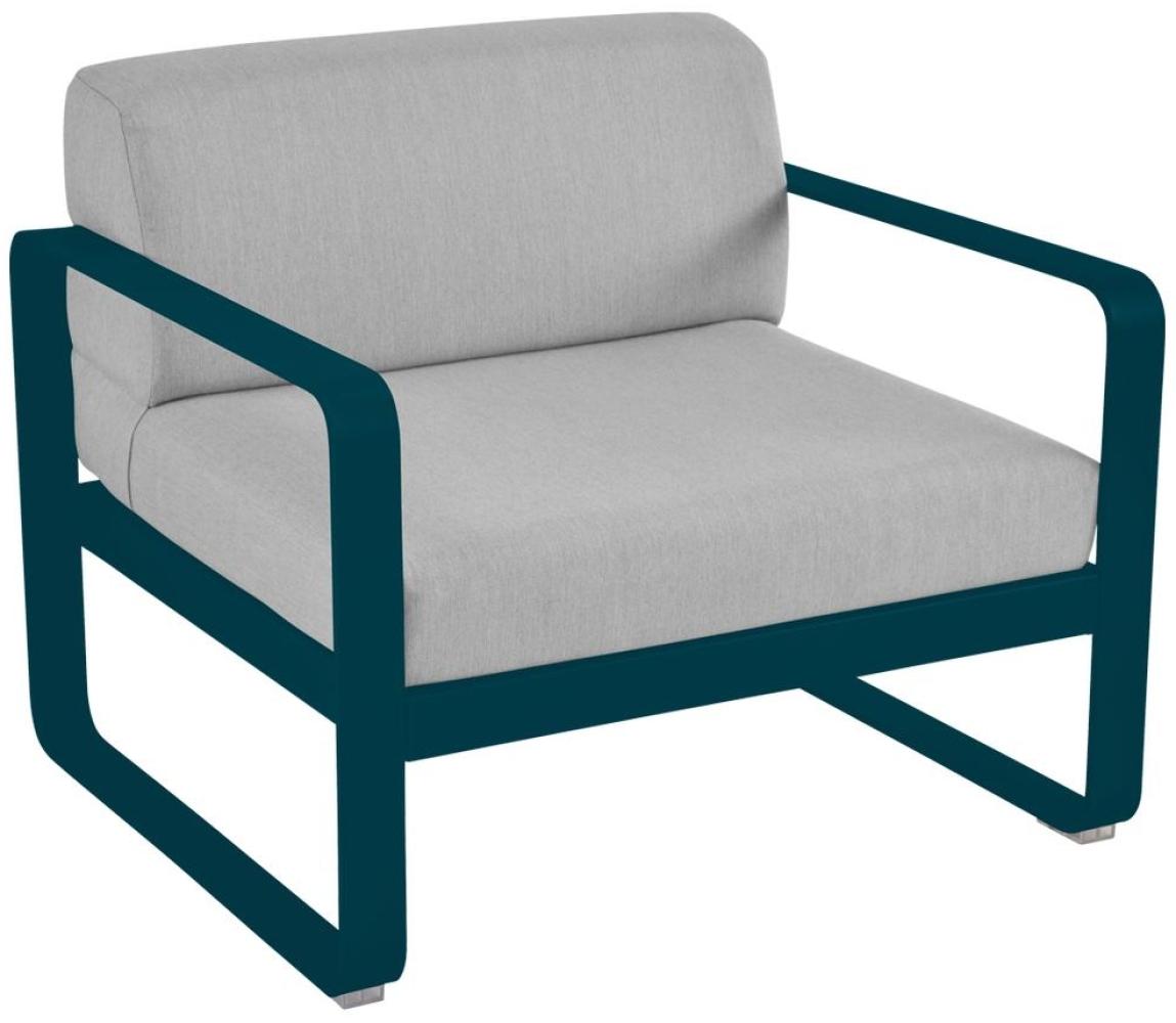 Bellevie Lounge-Sessel Outdoor 21 Acapulcoblau 79 Flanellgrau Bild 1