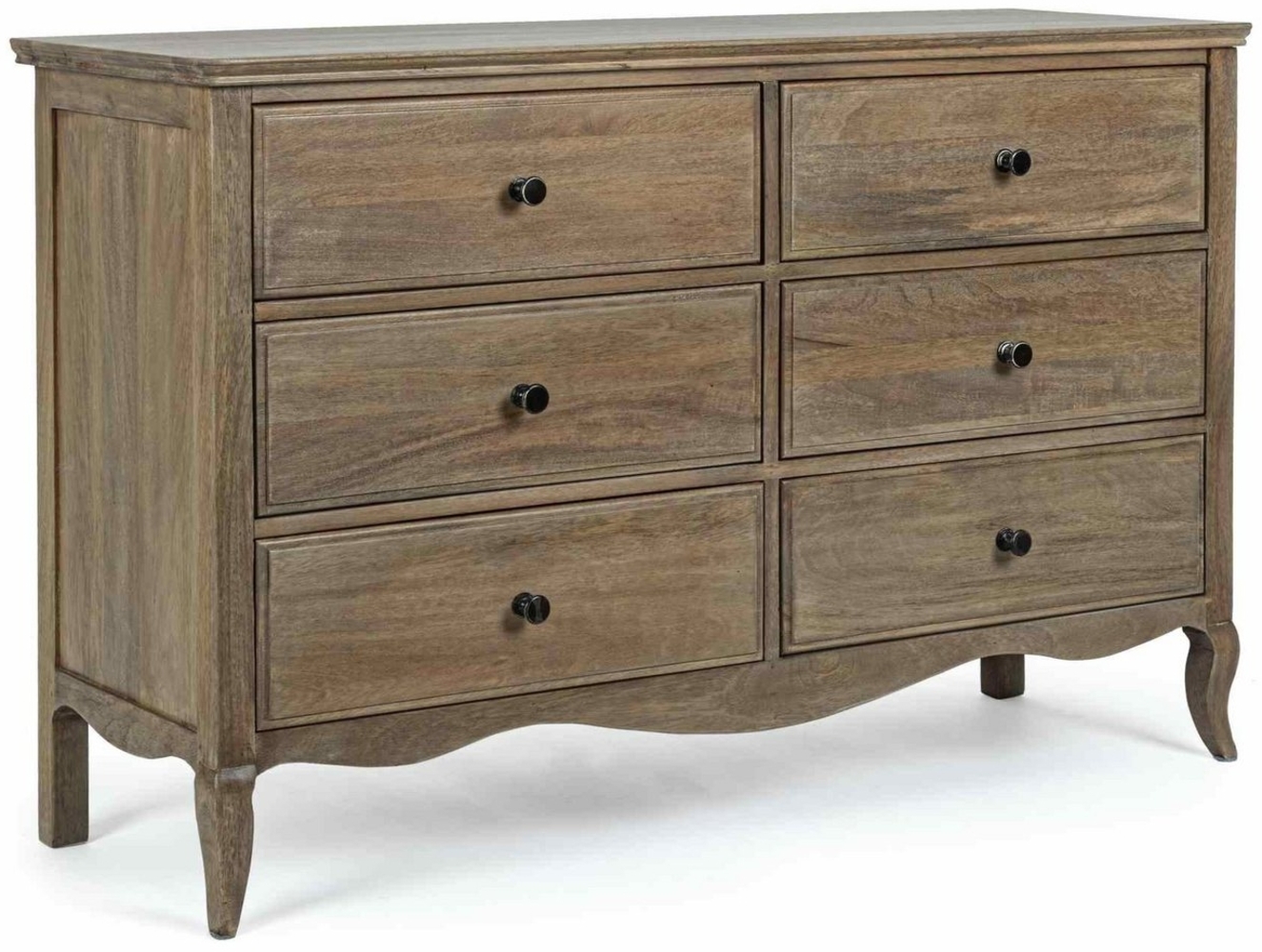 Bizzotto Kommode Domitille aus Mangoholz, 125 cm Bild 1