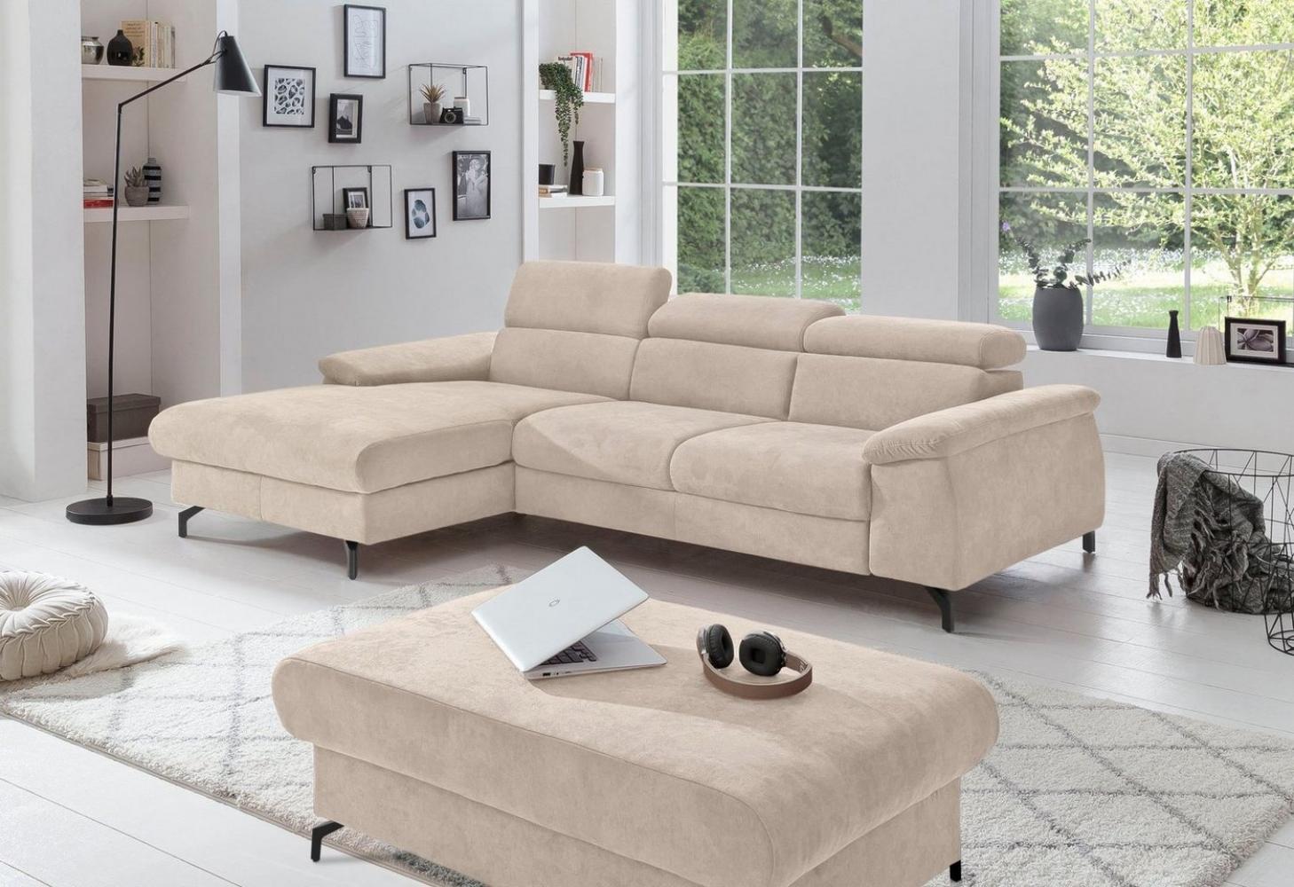 COTTA Ecksofa Kitty L-Form, Modern, L-Form, Bodenfreiheit 12,5 cm Bild 1