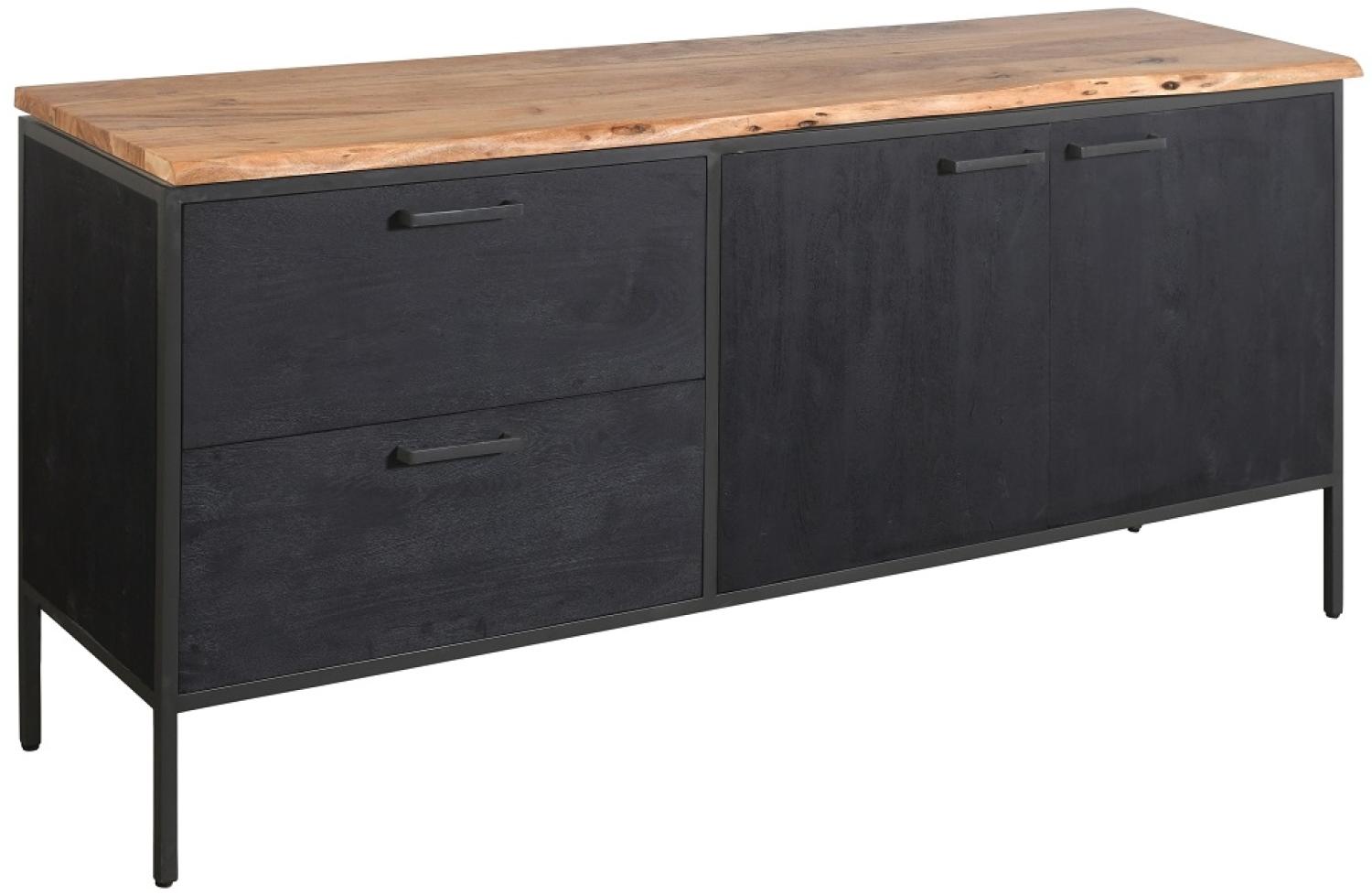 Sideboard 179x85cm "Kuba" Akazie mit Baumkante Bild 1