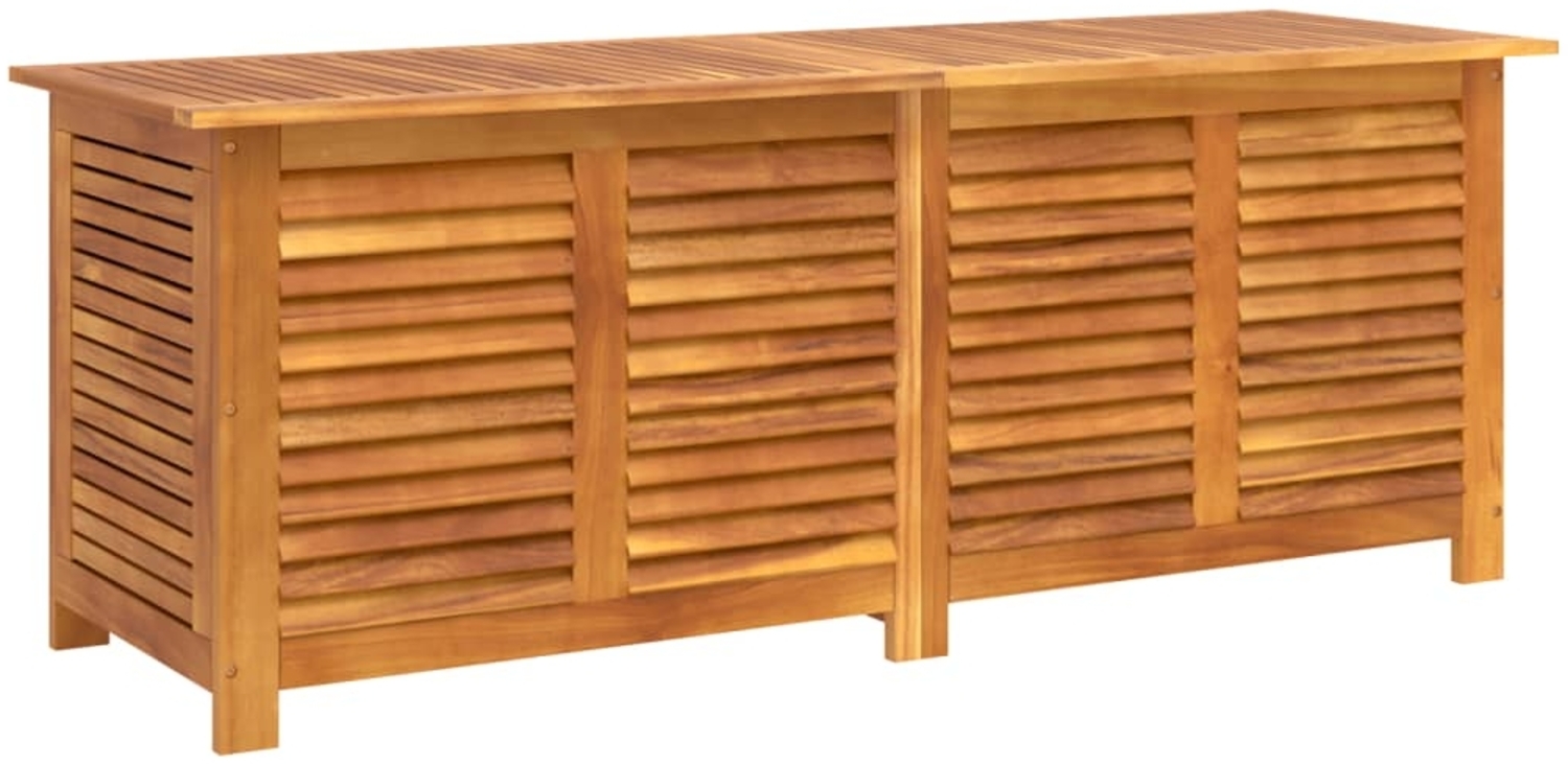 vidaXL Gartenbox mit Lüftungsschlitzen 150x50x56 cm Massivholz Akazie 365842 Bild 1