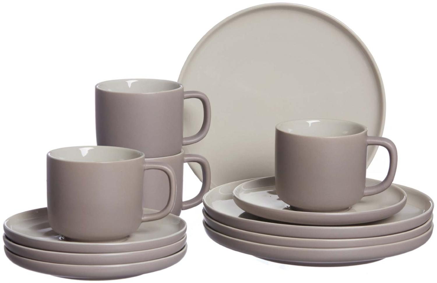 Ritzenhoff & Breker JASPER Kaffeeservice taupe 12-teilig Bild 1