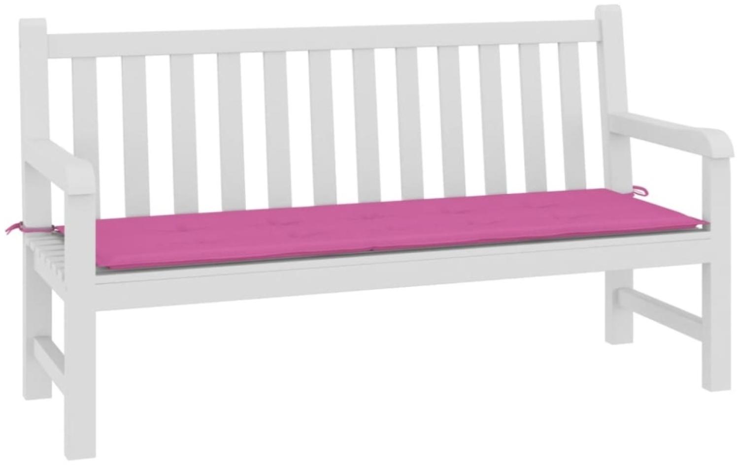 vidaXL Gartenbank-Auflage Rosa 150x50x4 cm Oxford-Gewebe 361162 Bild 1