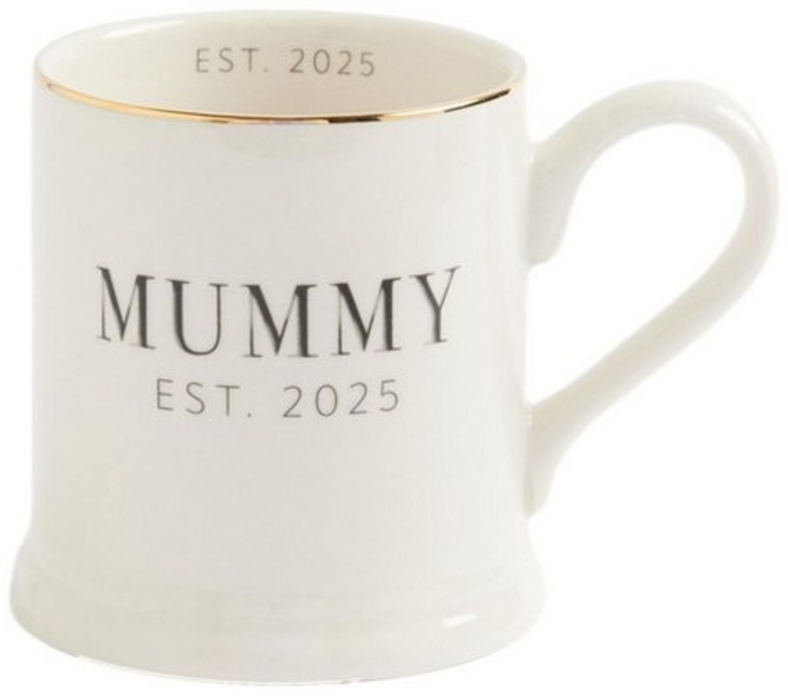 Next Becher Trinkbecher, Mummy Est 2025, Steingut Bild 1