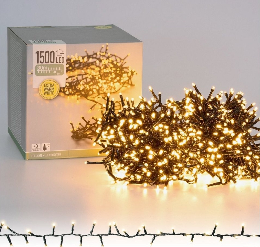 Living>it® Lichterkette 1500 LED für innen und außen warmweiß Bild 1