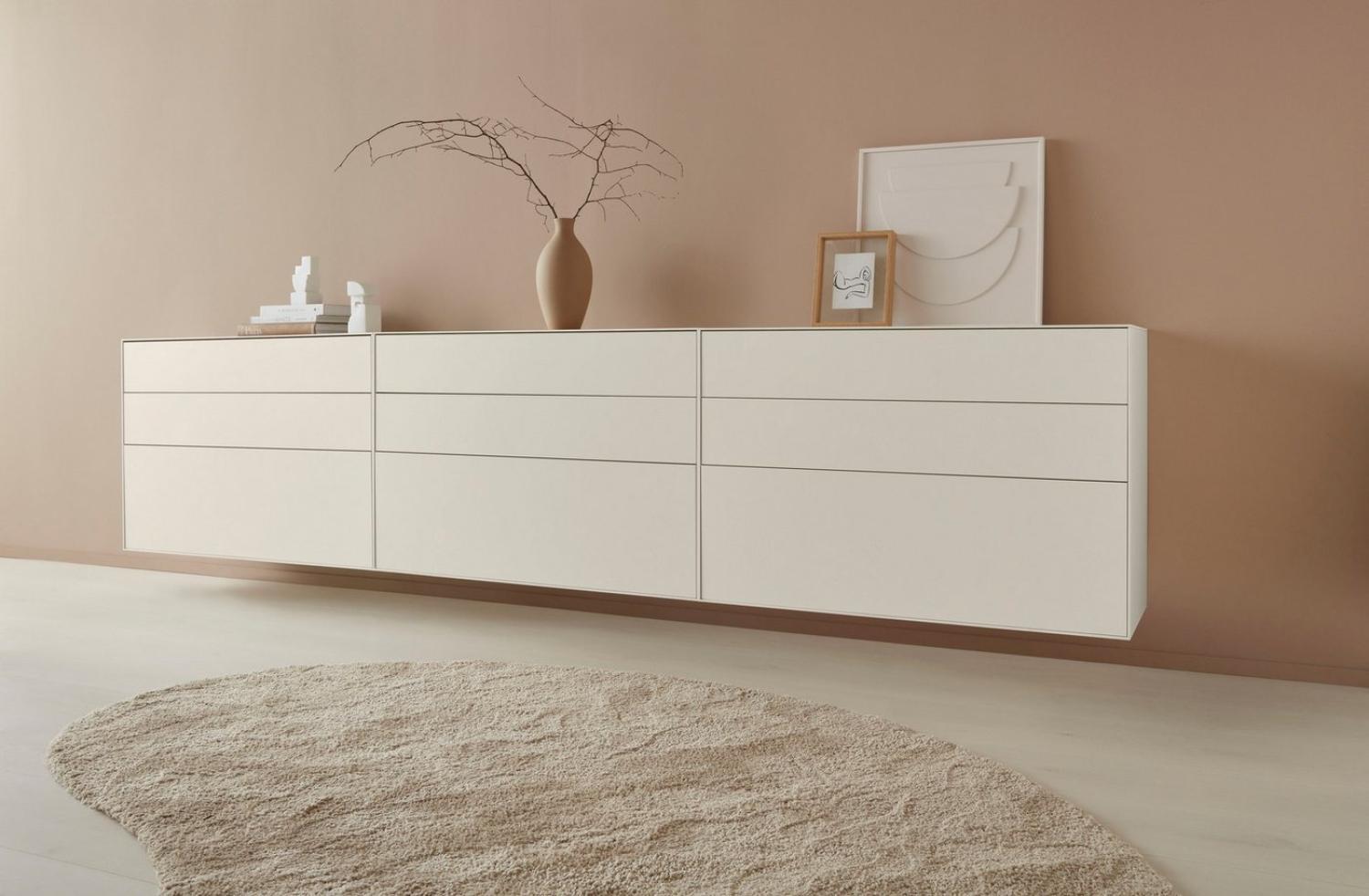 LeGer Home by Lena Gercke Sideboard Essentials (3 St), Breite: 335cm, MDF lackiert, Push-to-open-Funktion Bild 1