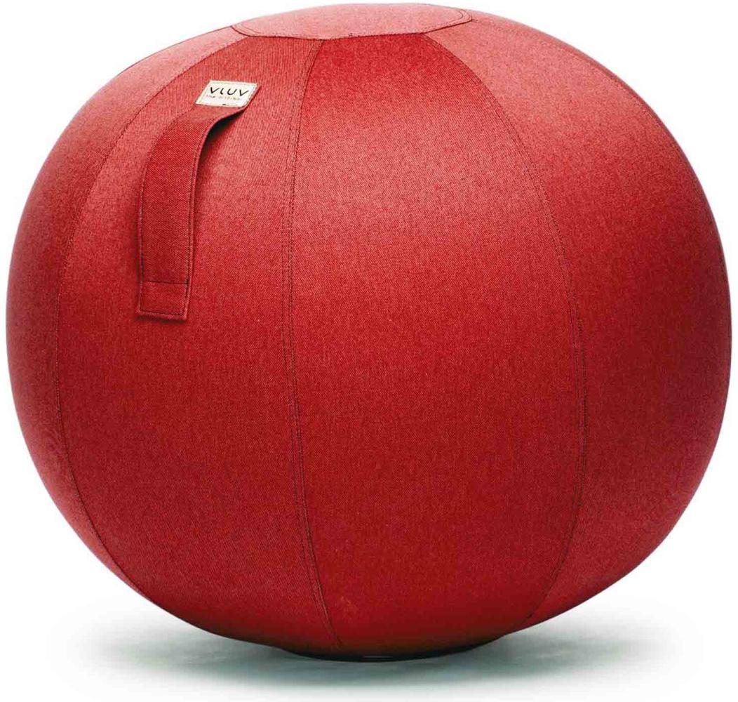 Vluv Leiv Stoff-Sitzball Durchmesser 70-75 cm Ruby / Rubinrot Bild 1