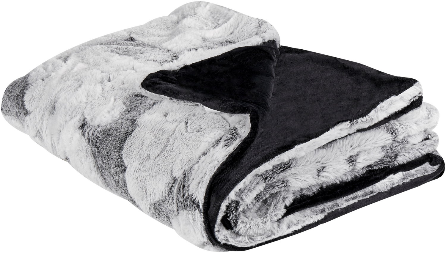 Kuscheldecke KOSI 150 x 200 cm Hellgrau Bild 1