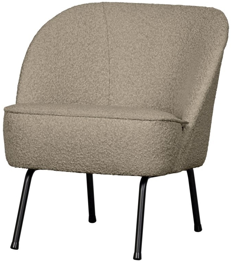 Sessel Vogue aus Boucle-Stoff, Beige Bild 1