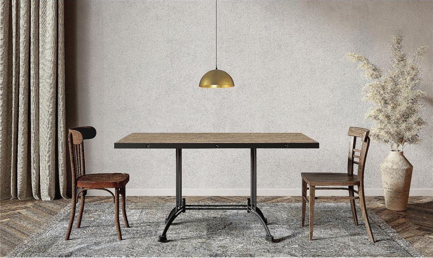 Pendelleuchte Larino G&S 1-flammig Stahl Blattgold Ø30cm Bild 1