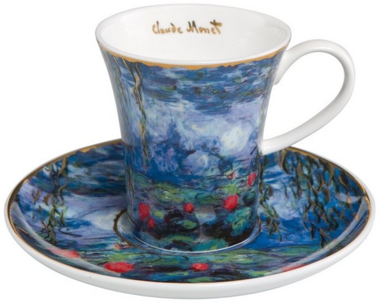 Goebel Artis Orbis Claude Monet Seerosen mit Weide - Espressotasse 67011651 Bild 1