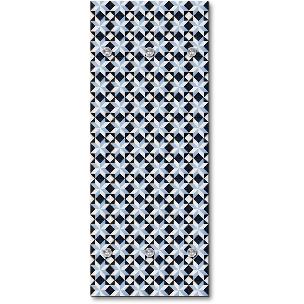 Queence Garderobe - "Lovelle" Druck auf hochwertigem Arcylglas inkl. Edelstahlhaken und Aufhängung, Format: 50x120cm Bild 1