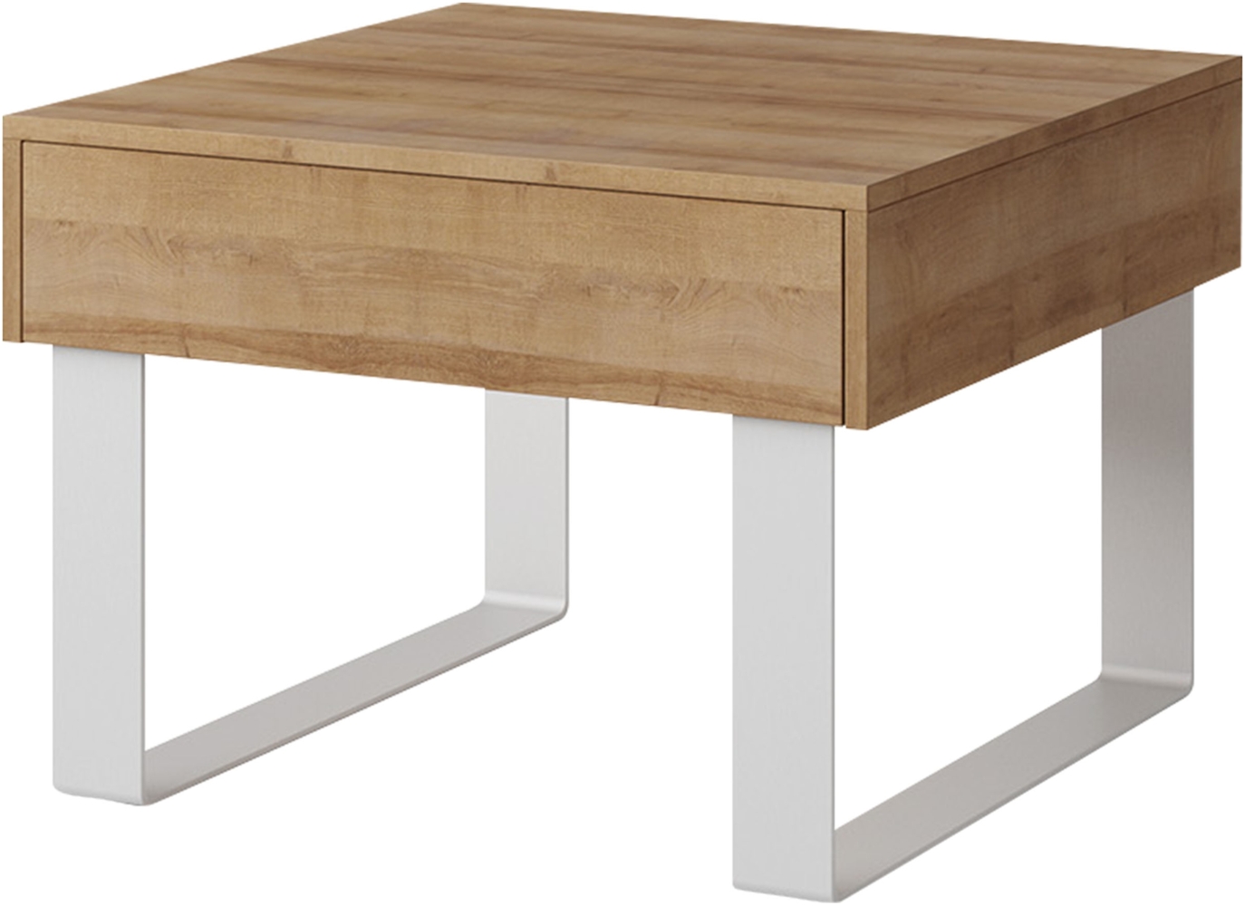 Couchtisch Calabrini 13, Eiche Gold/Silber, 64x64 cm Bild 1