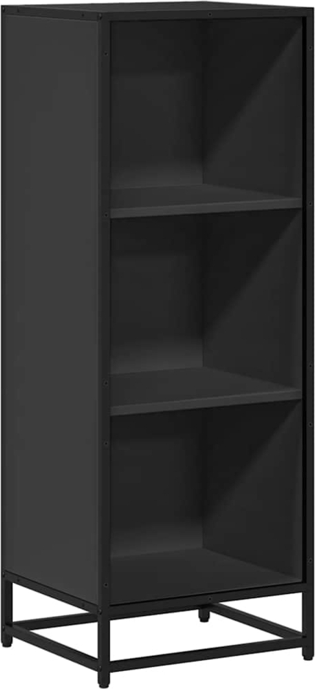 vidaXL Bücherregal Schwarz 40x35x107,5 cm Holzwerkstoff 849109 Bild 1
