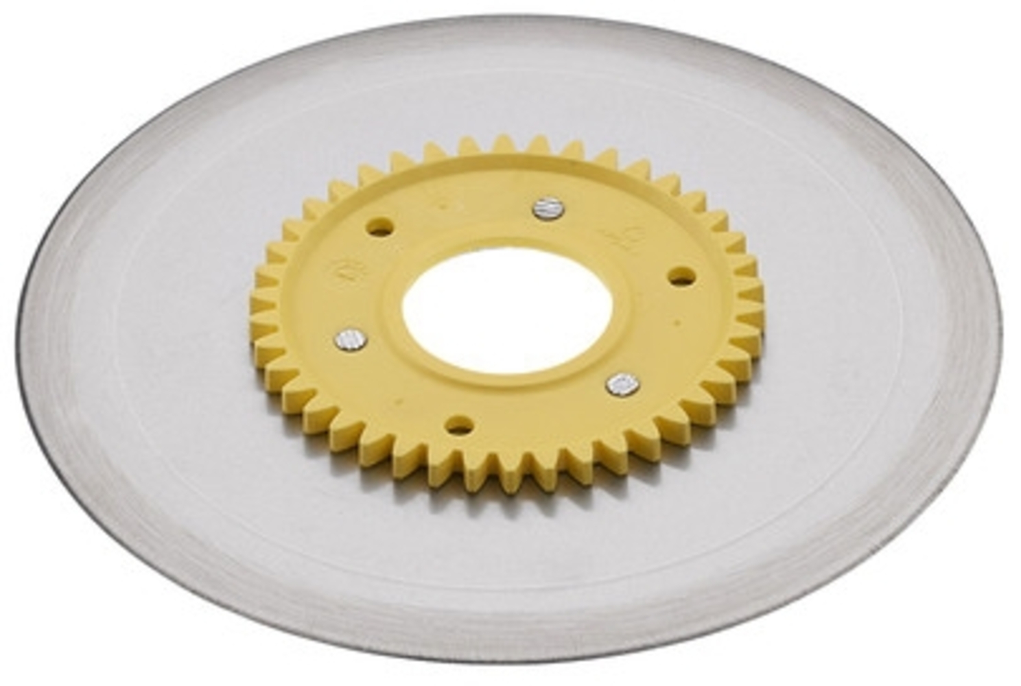 ritter Ersatzmesser 501.105 glatt Schinken-/Aufschnittmesser mit gelbem Zahnrad zu Ritter Compact1, Markant05, Markant01, Sono1 Bild 1