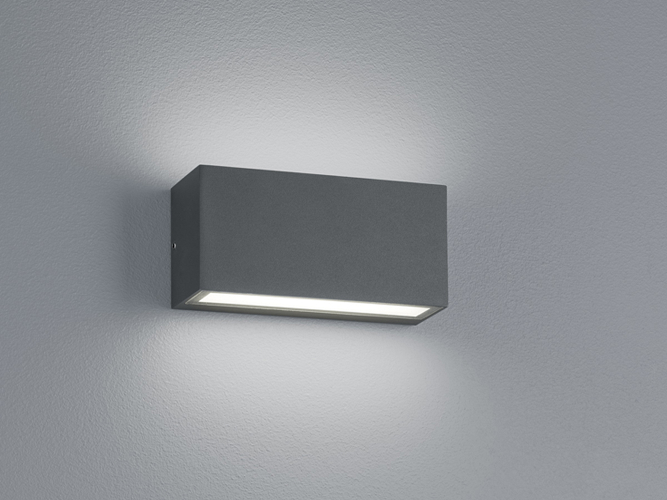 LED Außenwandleuchte Up- & Down Light TRENT in Anthrazit Bild 1