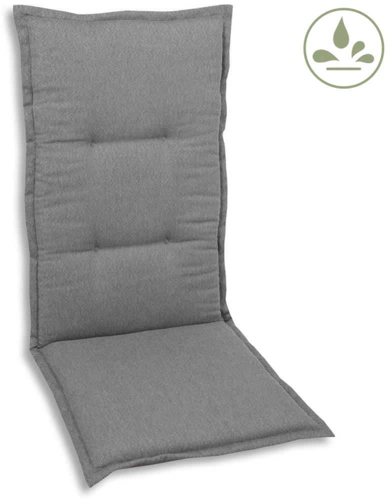 GO-DE Mittellehner-Auflage 108 cm x 50 cm x 7 cm, grau Bild 1