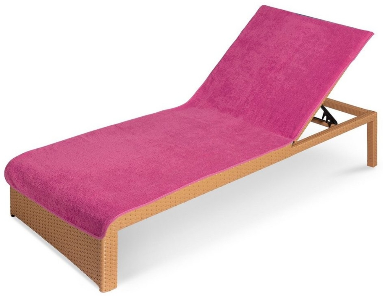 JEMIDI Gartenliege Frottee Schonbezug für Gartenliege 75x200cm mit Kapuzenüberschlag, 1 St. Bild 1