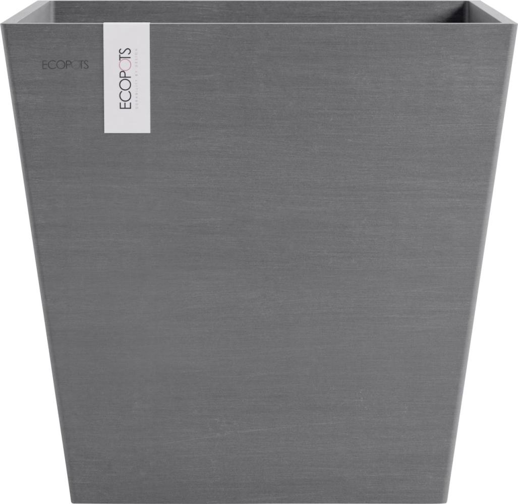 Ecopots Pflanztopf Rotterdam 45 x 45 x 44 cm grau Bild 1