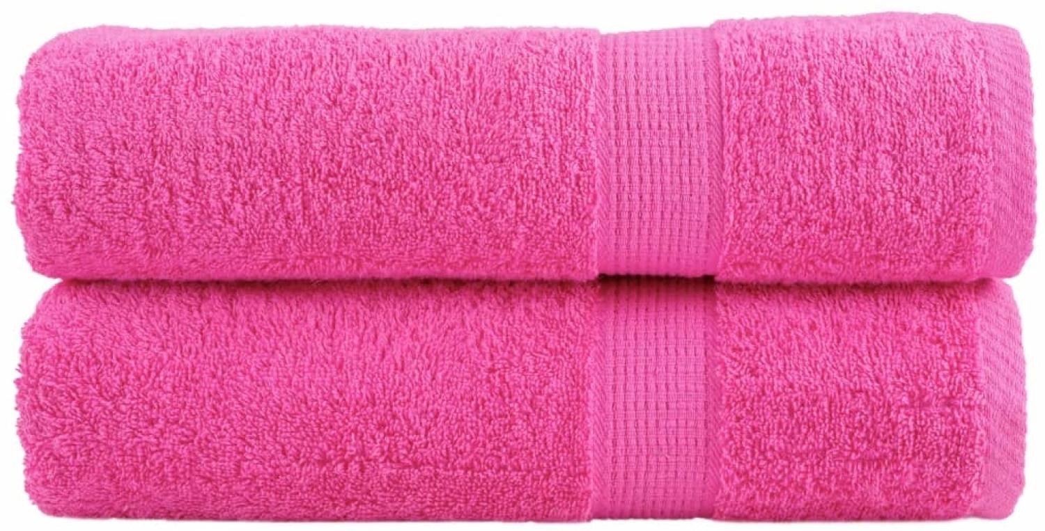 Premium-Handtücher 2 Stk. Rosa 50x100 cm 600g/m² 100% Baumwolle 137521 Bild 1