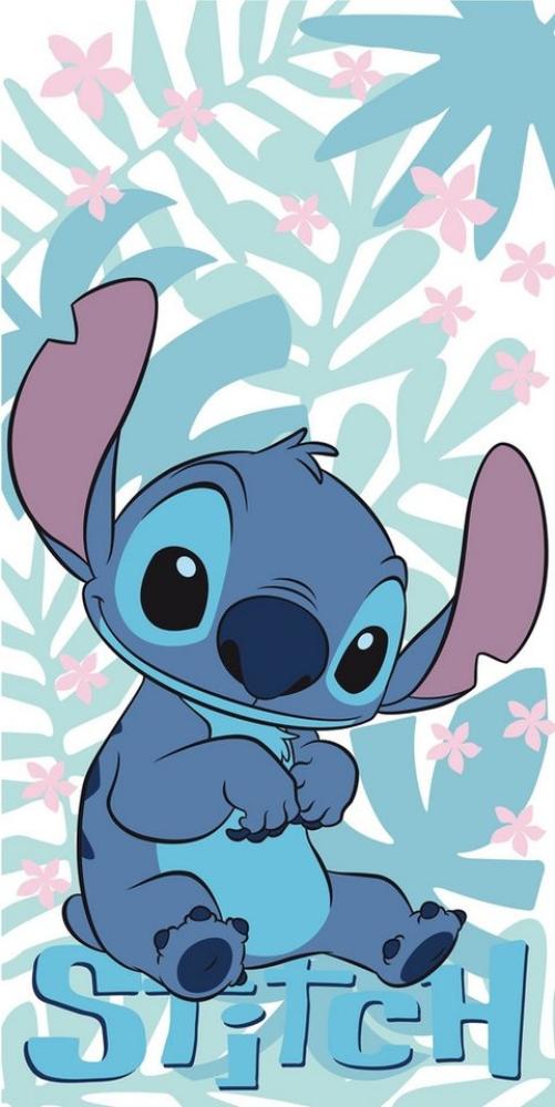 Lilo & Stitch Badetuch Disney Lilo & Stitch weiches Badetuch Größe: 70x140cm 100% Baumwolle, (1-St) Bild 1