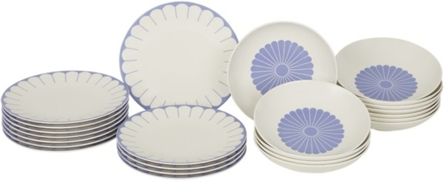 Villeroy & Boch Fleur Bleu Tafel-Set für 12 Personen / 24 Teile Bild 1