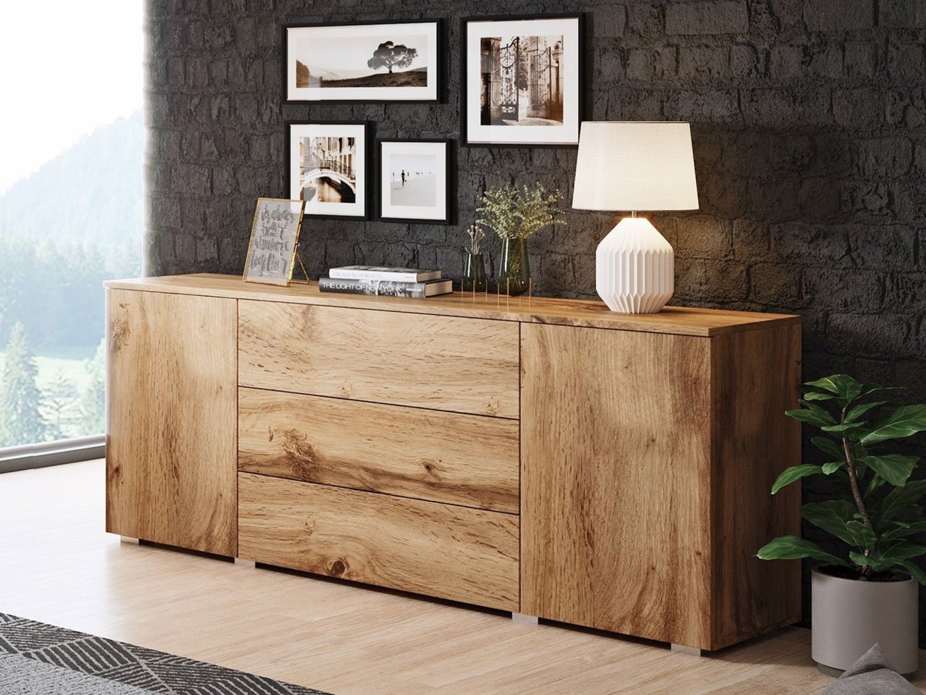 Kommode 'Bevrato 150' Beige Bild 1