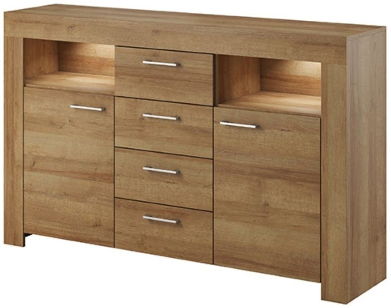 Kommode "Sky" Sideboard 155cm eiche riviera Bild 1