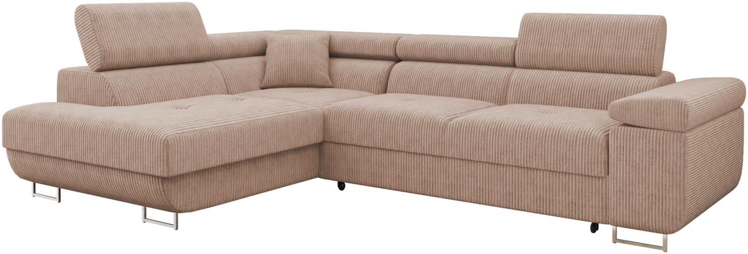 Ecksofa Torezio Cord (Farbe: Poso 52, Seite: Links) Bild 1