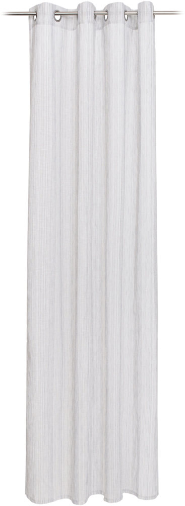 Gözze 'LINEA STRIPE' Ösenvorhang, 100% Polyester silber, 140x245 cm Bild 1