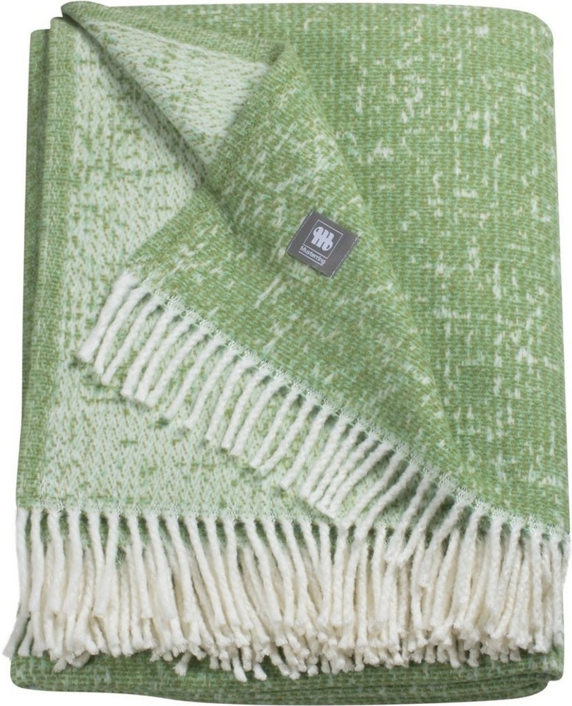 Musterring Plaid Ease 140x200 cm lind Kuscheldecke mit Fransen Bild 1