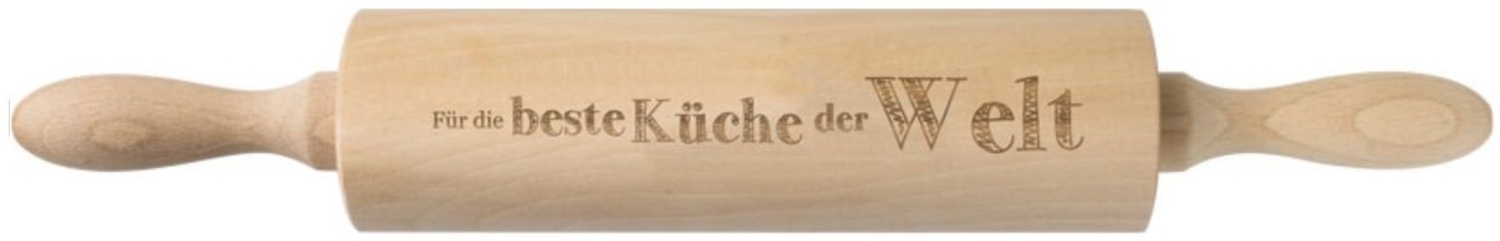 Trend Import - Nudelholz "Für die beste Küche der Welt" Teigroller 10674200 Bild 1