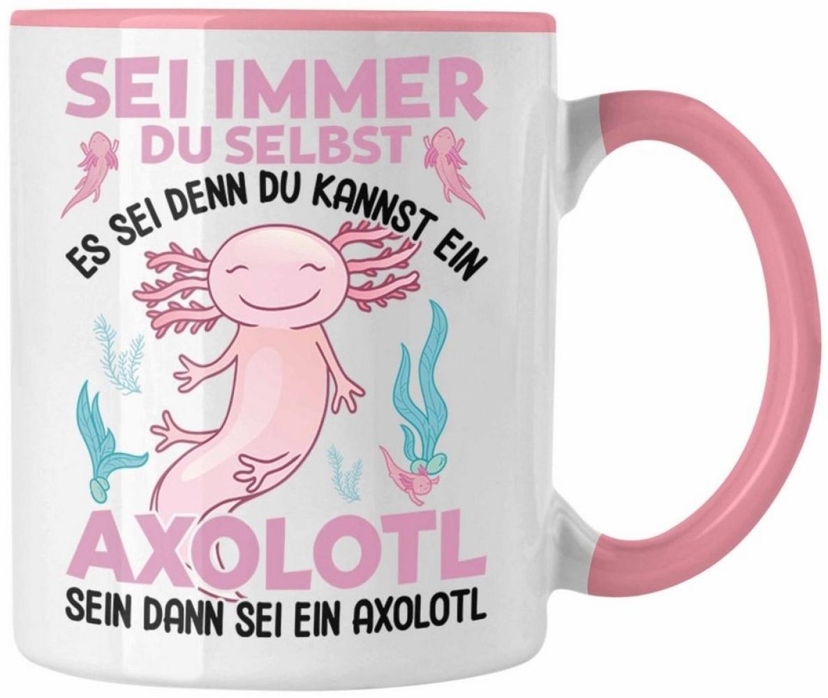 Trendation Tasse Trendation - Axolotl Haustier Tasse Geschenk Axolotl-Liebhaber Schwanz Bild 1