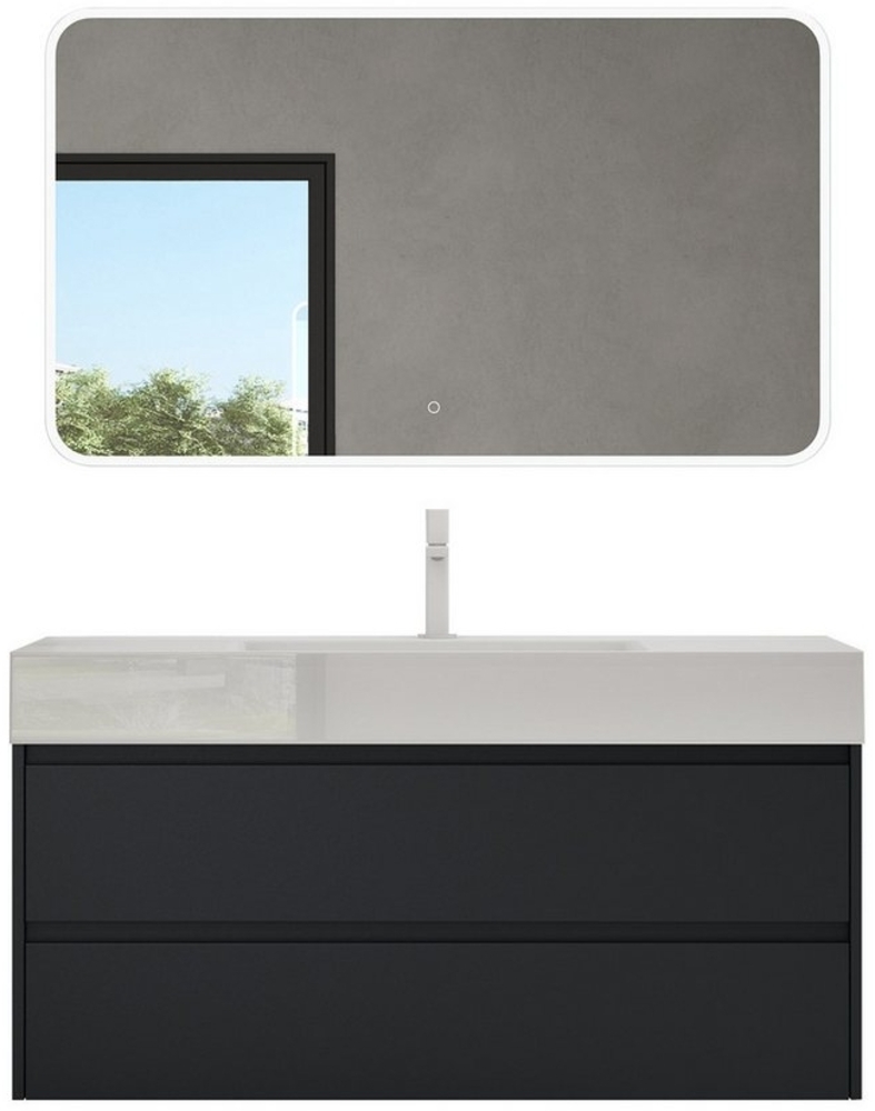 doporro Badmöbel-Set Badezimmermöbel Badezimmer Waschbecken Waschtisch Deep Bild 1