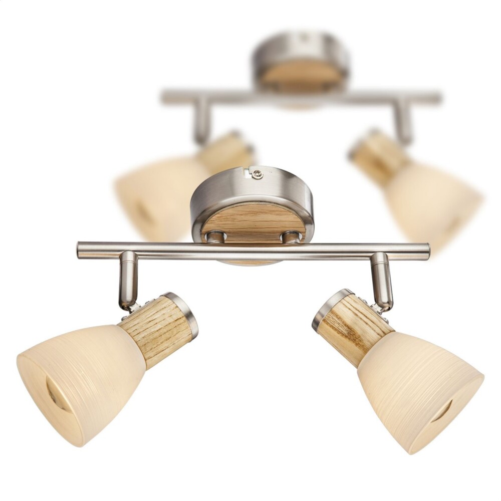 Deckenleuchte Wohnzimmer 2er Set Flur Deckenlampe Deckenstrahler 2-Flammig Bild 1