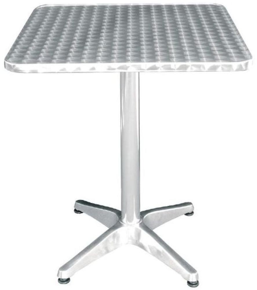 Bolero Quadratischer Bistrotisch Edelstahl, 1 Bein 60Cm Bild 1