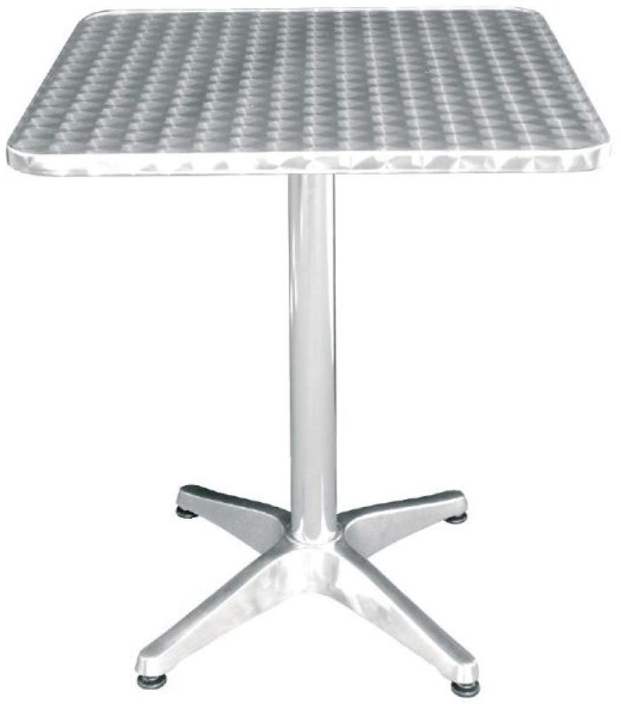 Bolero Quadratischer Bistrotisch Edelstahl, 1 Bein 60Cm Bild 1