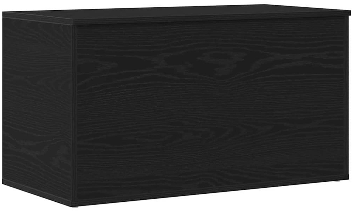 vidaXL Aufbewahrungsbox Schwarz Eichen-Optik 84 x 42 x 46 cm 862633 Bild 1