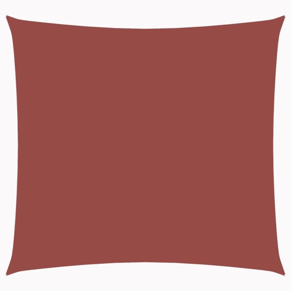 vidaXL Sonnensegel Oxford-Gewebe Quadratisch 4x4 m Terrakotta-Rot 135359 Bild 1