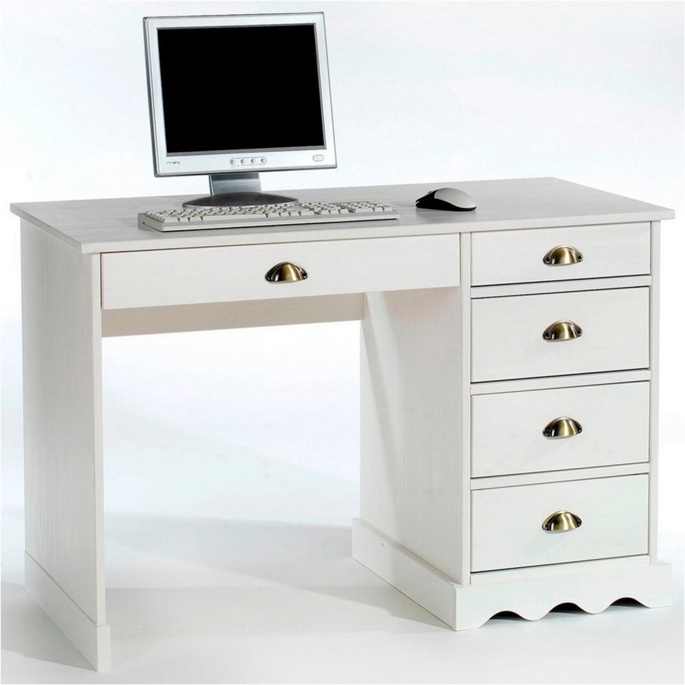 IDIMEX Schreibtisch COLETTE, Schreibtisch Bürotisch Arbeitstisch Kiefer massiv Landhausstil in vers Bild 1