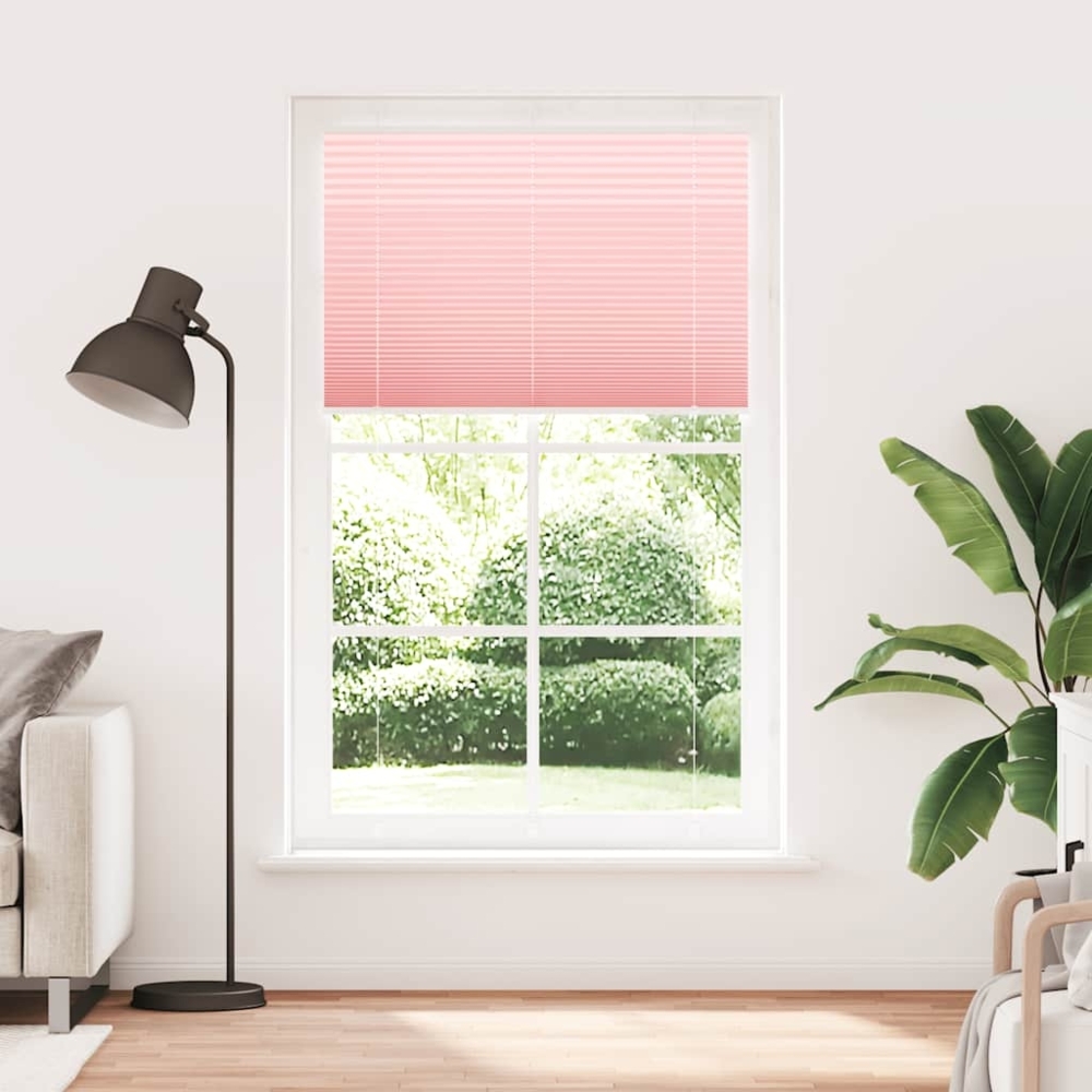 vidaXL Plissee Rosa 120x200 cm Stoffbreite 119,4 cm Polyester 4015470 Bild 1