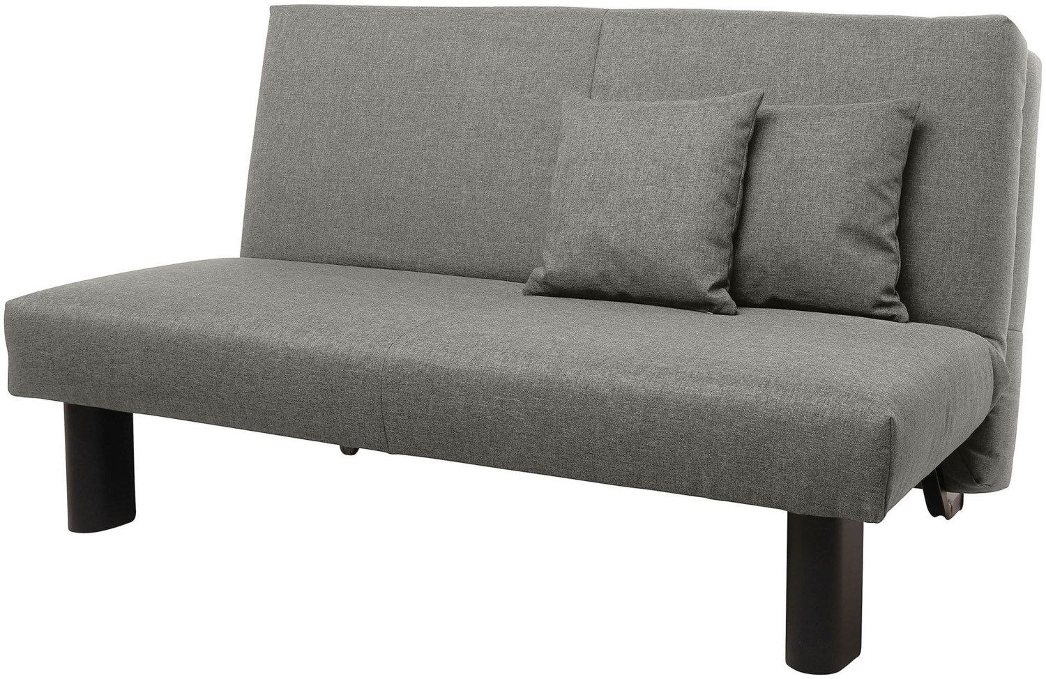 Faltsofa Kalomira Bezug Flachgewebe Metall schwarz / hellgrau 21500 Bild 1